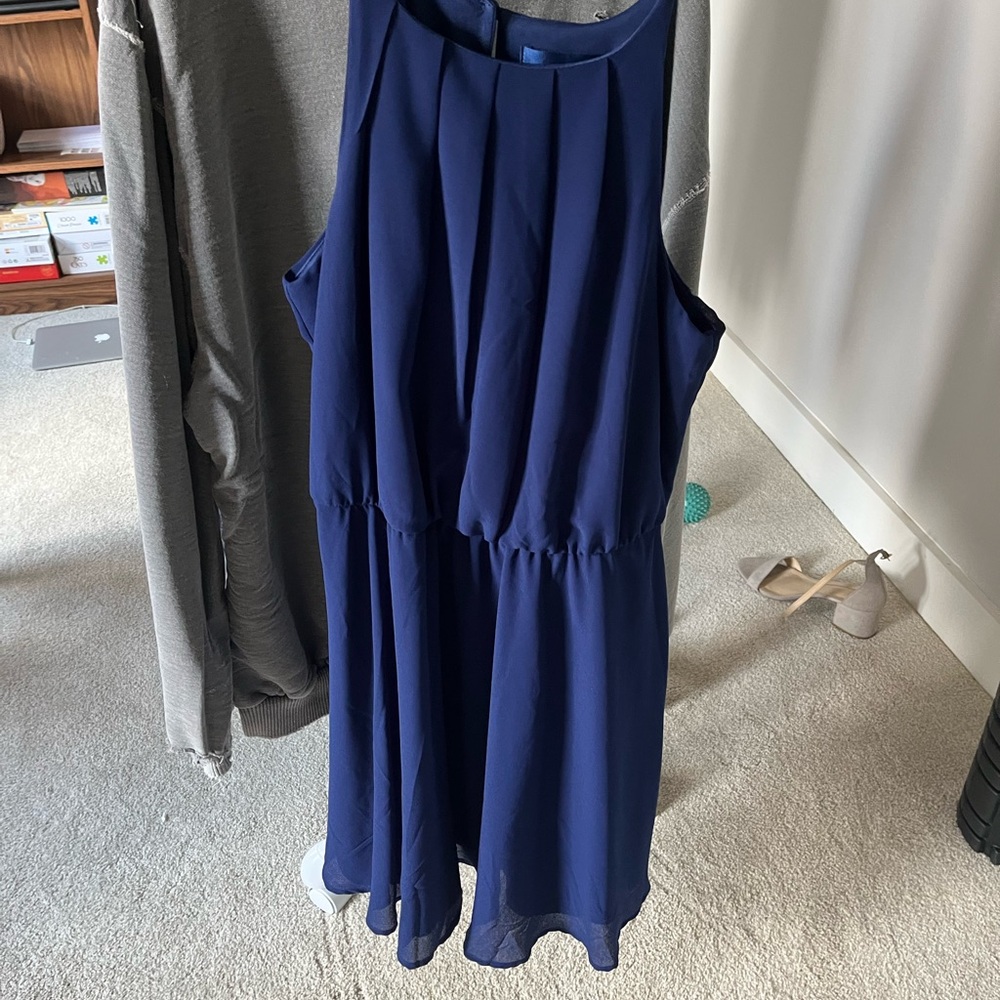 Blue Rain Royal Blue Strappy Dress